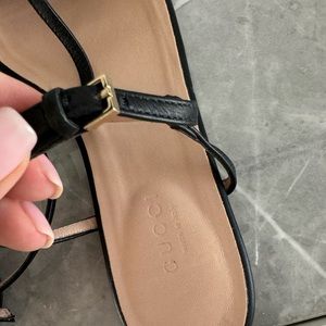 Gucci horsebit t-strap flat sandal